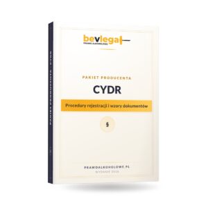 PAKIET PRODUCENTA – CYDR — bevlegal, prawo alkoholowe