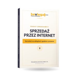 PAKIET SPRZEDAWCY INTERNETOWEGO — bevlegal, prawo alkoholowe