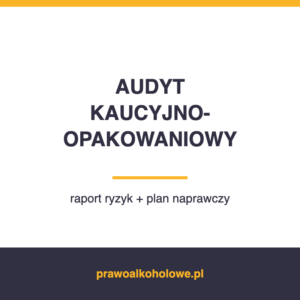 AUDYT KAUCYJNO-OPAKOWANIOWY
